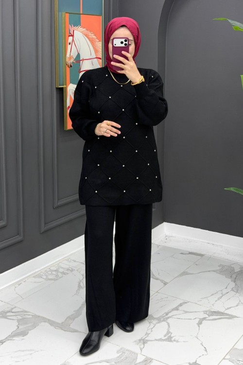 Elvin Triko Takım - Siyah