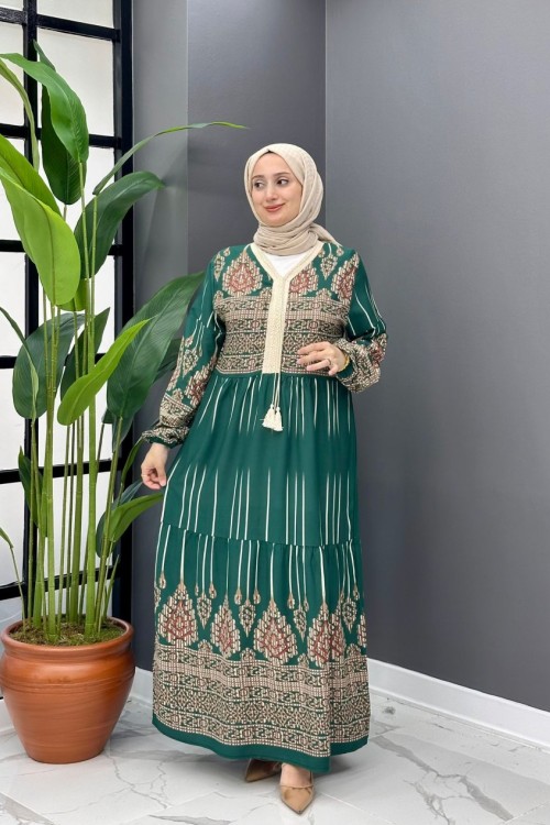 Esse Elbise - Yeşil