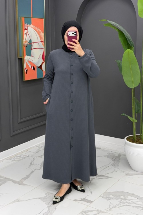 Hatice Uzun Kap - Gri