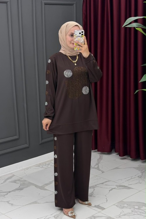 Irmak Oysho Takım-Kahverengi