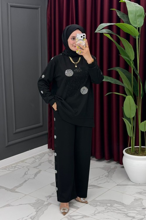 Irmak Oysho Takım-Siyah
