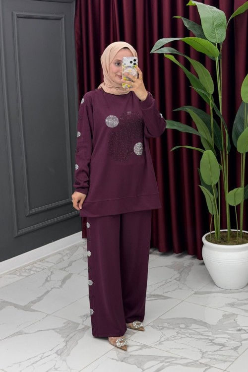 Irmak Oysho Takım-Mürdüm