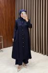 Lamia Uzun Takım - Lacivert