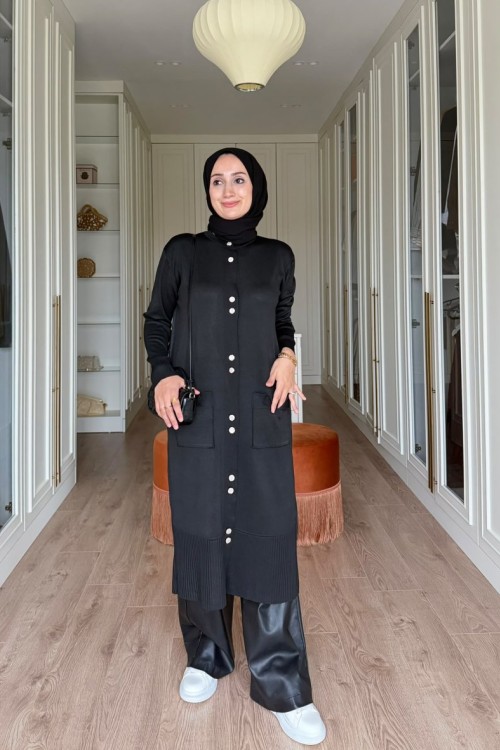 Melissa Merserize Hırka- Siyah