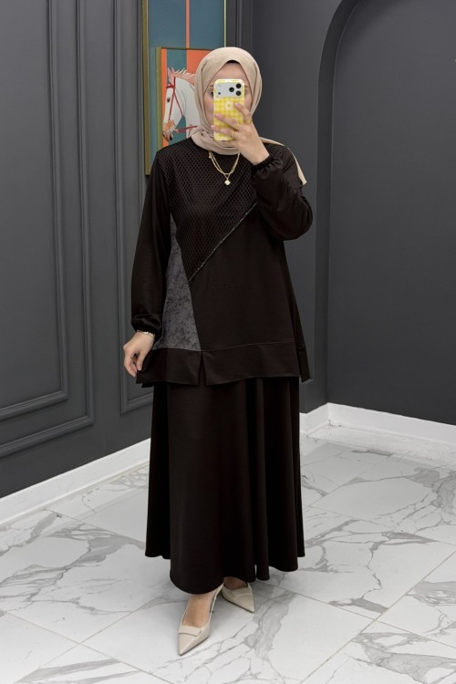 Mersa Etekli Takım - Kahve