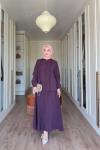 Müjde Etekli Takım- Mürdüm