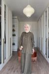 Peri Desenli Takım-Haki
