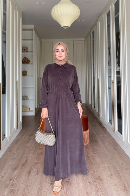 Şenay Elbise-Kahve