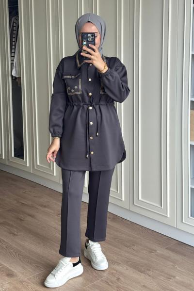 Sünbül Takım - Gri