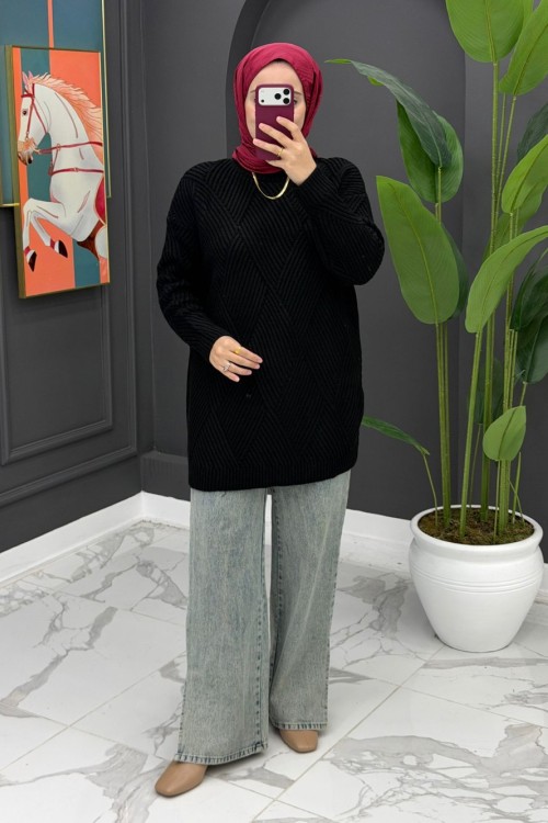 Uygun Triko Kazak - Siyah