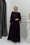 Akasya Elbise Mor