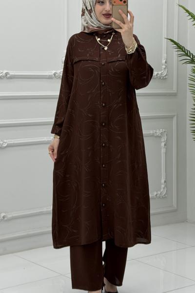 Aliye Takım Kahverengi