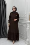 Asmin Elbise Kahverengi