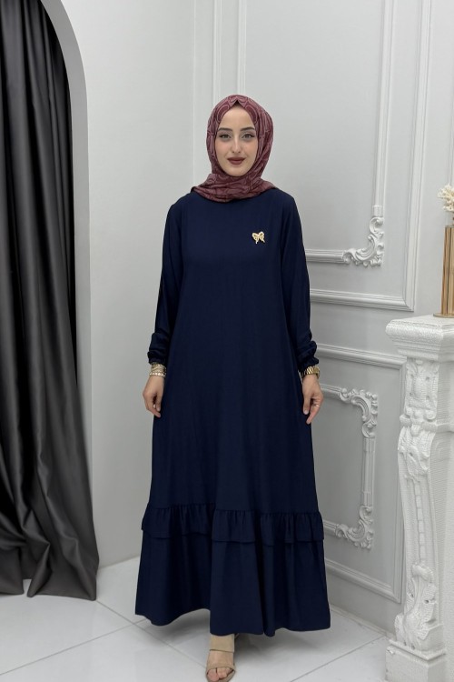 Asmin Elbise Lacivert