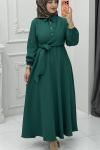 Damla Elbise Zümrüt
