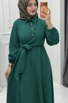 Damla Elbise Zümrüt
