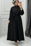 Damla Elbise Siyah
