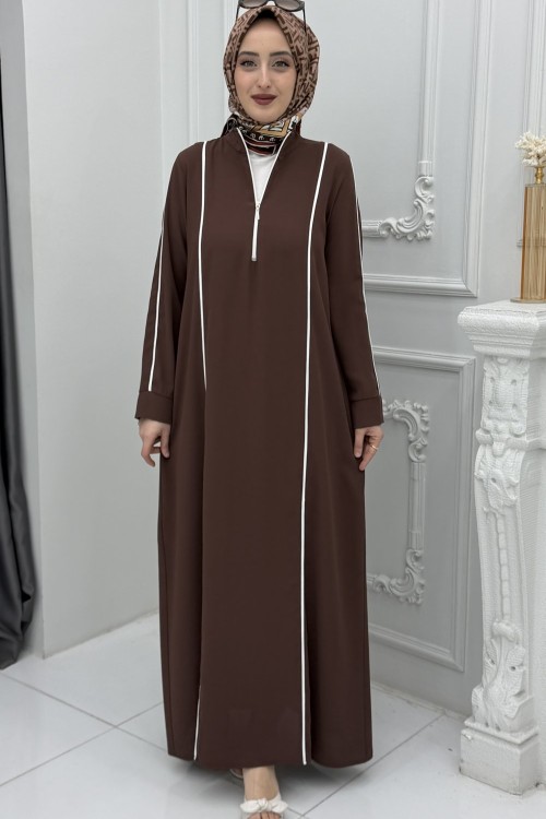 Derya Elbise Kahverengi