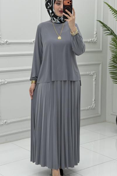 Eflin Etek Takım Gri