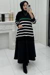 Mirlinda Triko Tunik Siyah