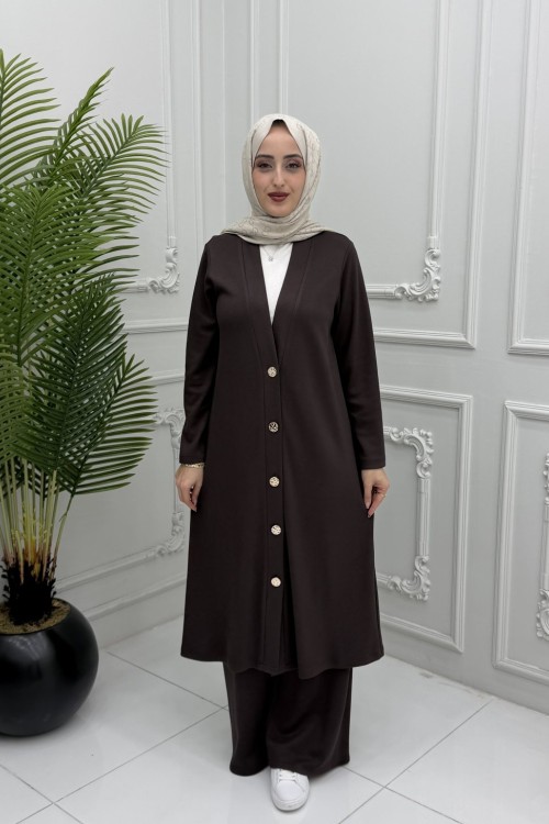 Sara Takım Kahverengi