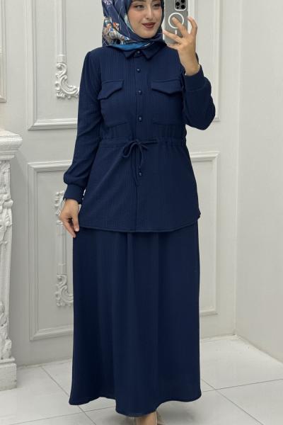 Selmira Etek Takım Lacivert