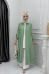 Sude Tunik Kap Mint Yeşili