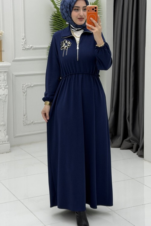 Zülal Elbise Lacivert
