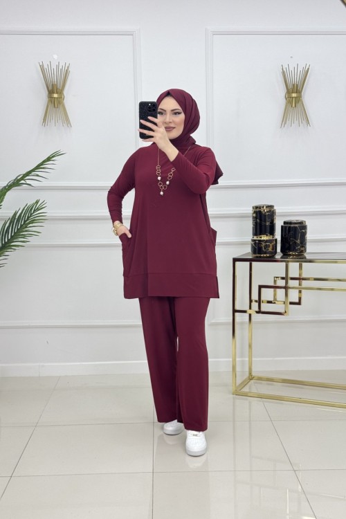 ALMİNA TAKIM-BORDO