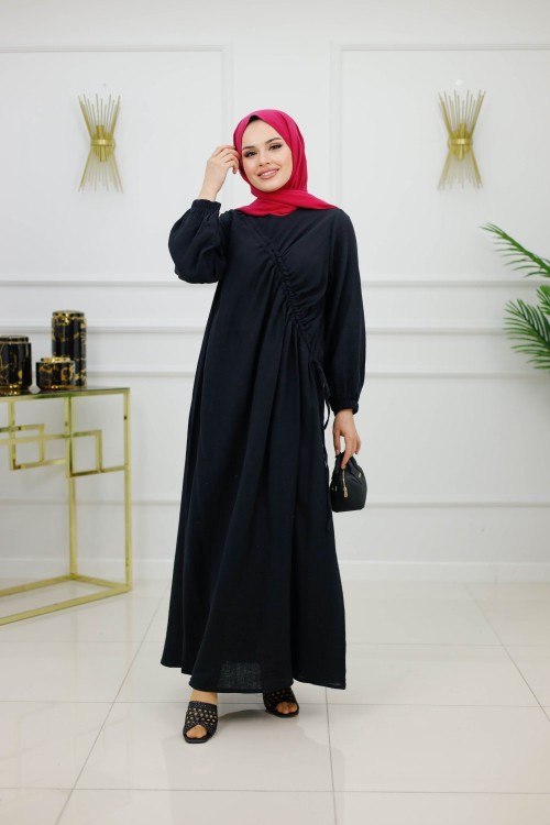 BANU MÜSLİN BÜZGÜLÜ ELBİSE-ELBİSE