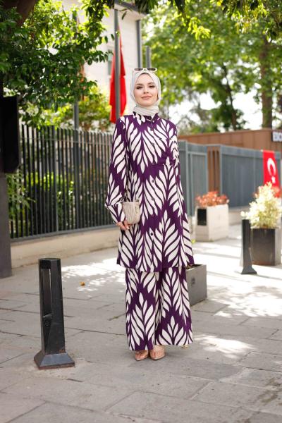 ÇİÇEK VİSKON TAKIM-MOR