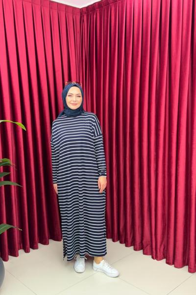 COMFY PENYE ELBİSE - LACİVERT