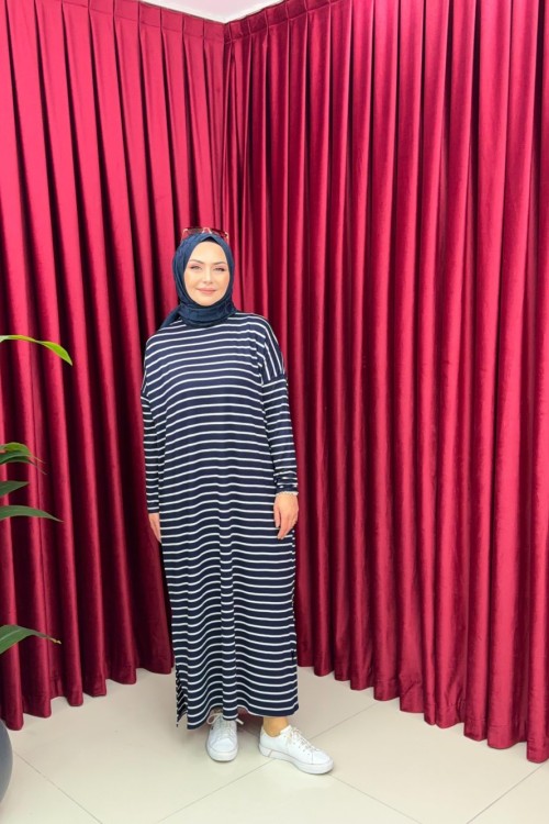 COMFY PENYE ELBİSE - LACİVERT