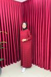 COMFY PENYE ELBİSE - BORDO