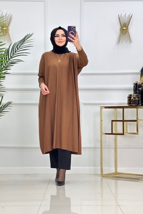 EVİN TRİKO HIRKA-SÜTLÜ KAHVE