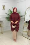 LALE TRİKO TUNİK-BORDO