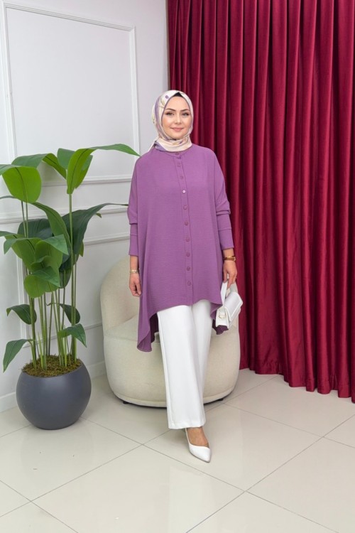 MANOLYA GÖMLEK - LİLA