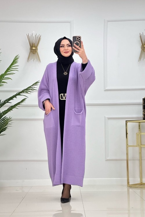 NİLAY TRİKO HIRKA-LİLA