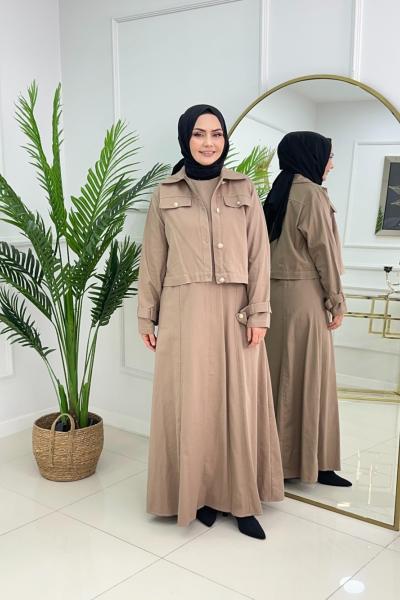 SELLY CEKETLİ TAKIM - BEJ