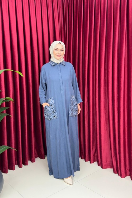 SUNNY ELBİSE - İNDİGO