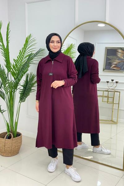 SUZAN OYSHO TUNİK - BORDO