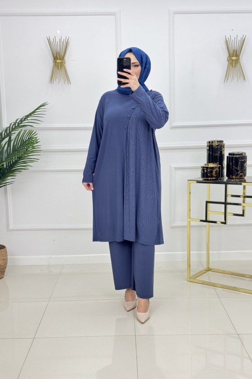 SUZİ TAKIM-İNDİGO MAVİ