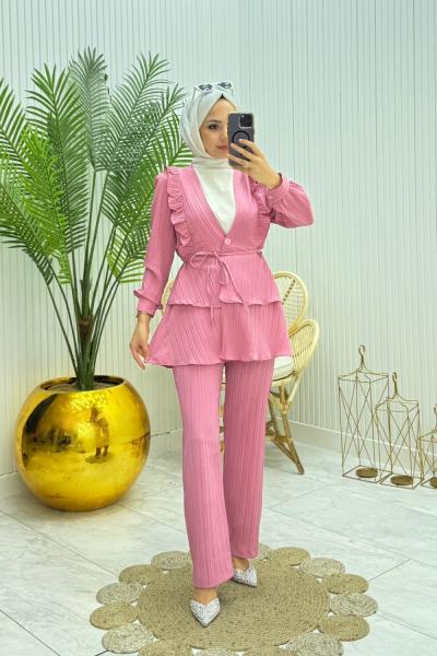 Akordion Takım Pembe Pembe