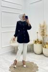 Ala Ceket Siyah  Siyah