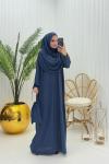 Anne Namaz Elbisesi İndigo  İndigo