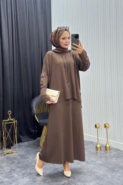 Aya Takım Kahverengi  Kahverengi