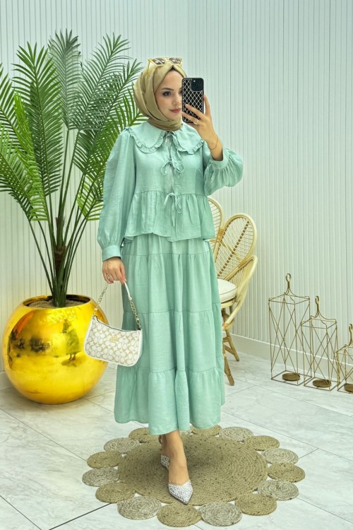 Belma Takım Yeşil Yeşil