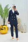 Blazer Ceket Takım Lacivert Lacivert