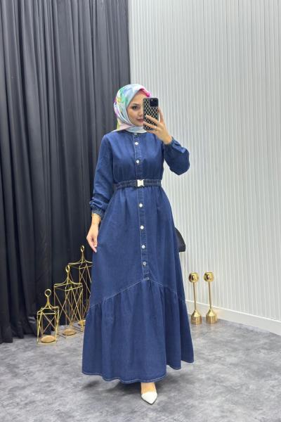 Dalya Kot Elbise Lacivert  Lacivert