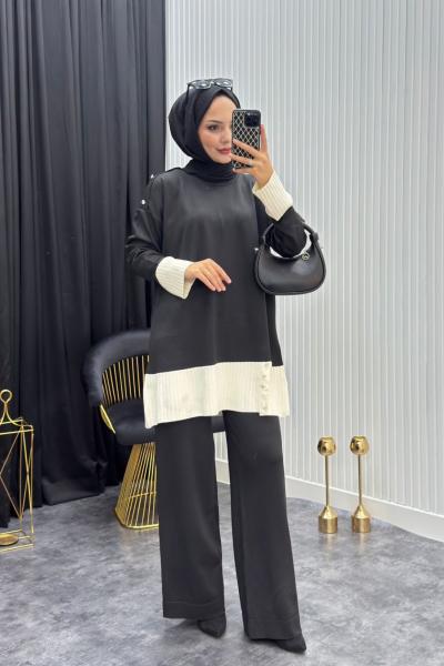 Esma Takım Siyah Siyah